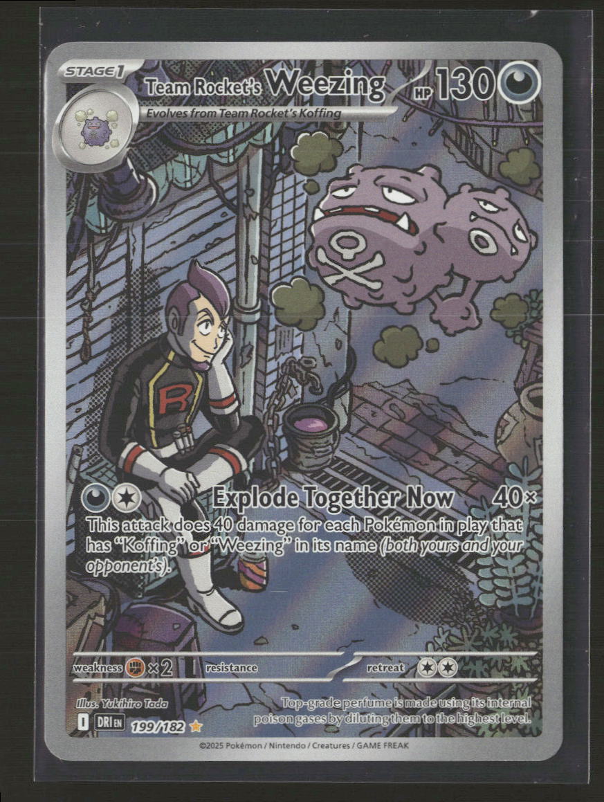 SV10: Destined Rivals Team Rocket's Weezing #199/182