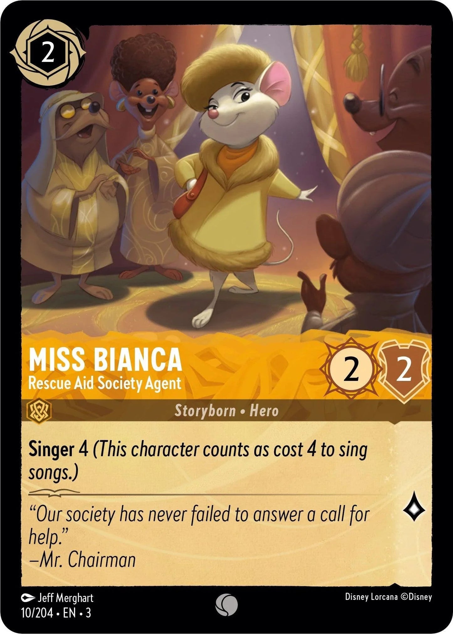 Miss Bianca - Rescue Aid Society Agent (10/204) [Into the Inklands]