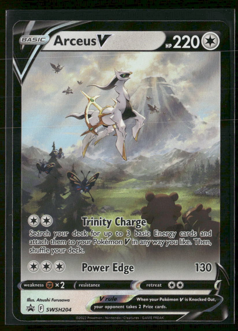 SWSH: Sword & Shield Promo Cards Arceus V #SWSH204