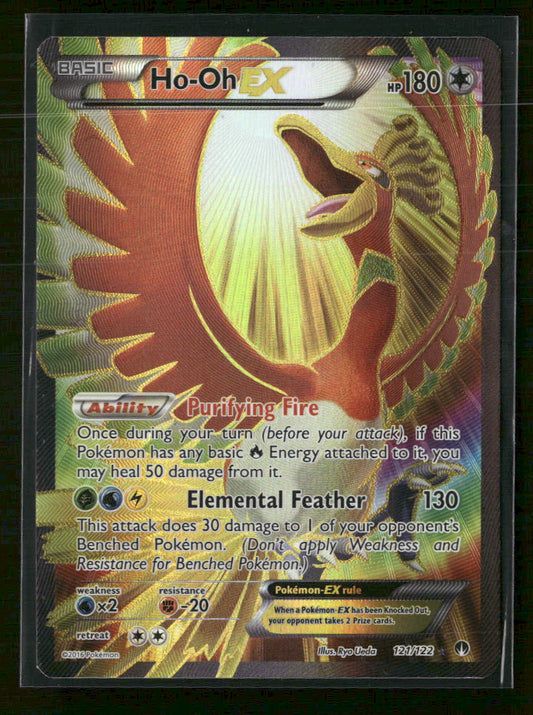 XY - BREAKpoint Ho-Oh EX (Full Art) #121/122