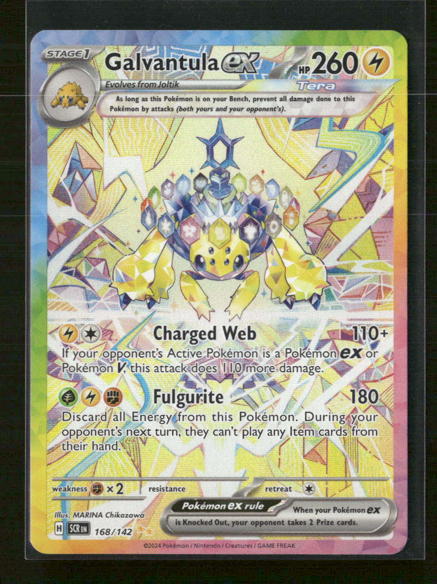 SV07: Stellar Crown Galvantula ex #168/142