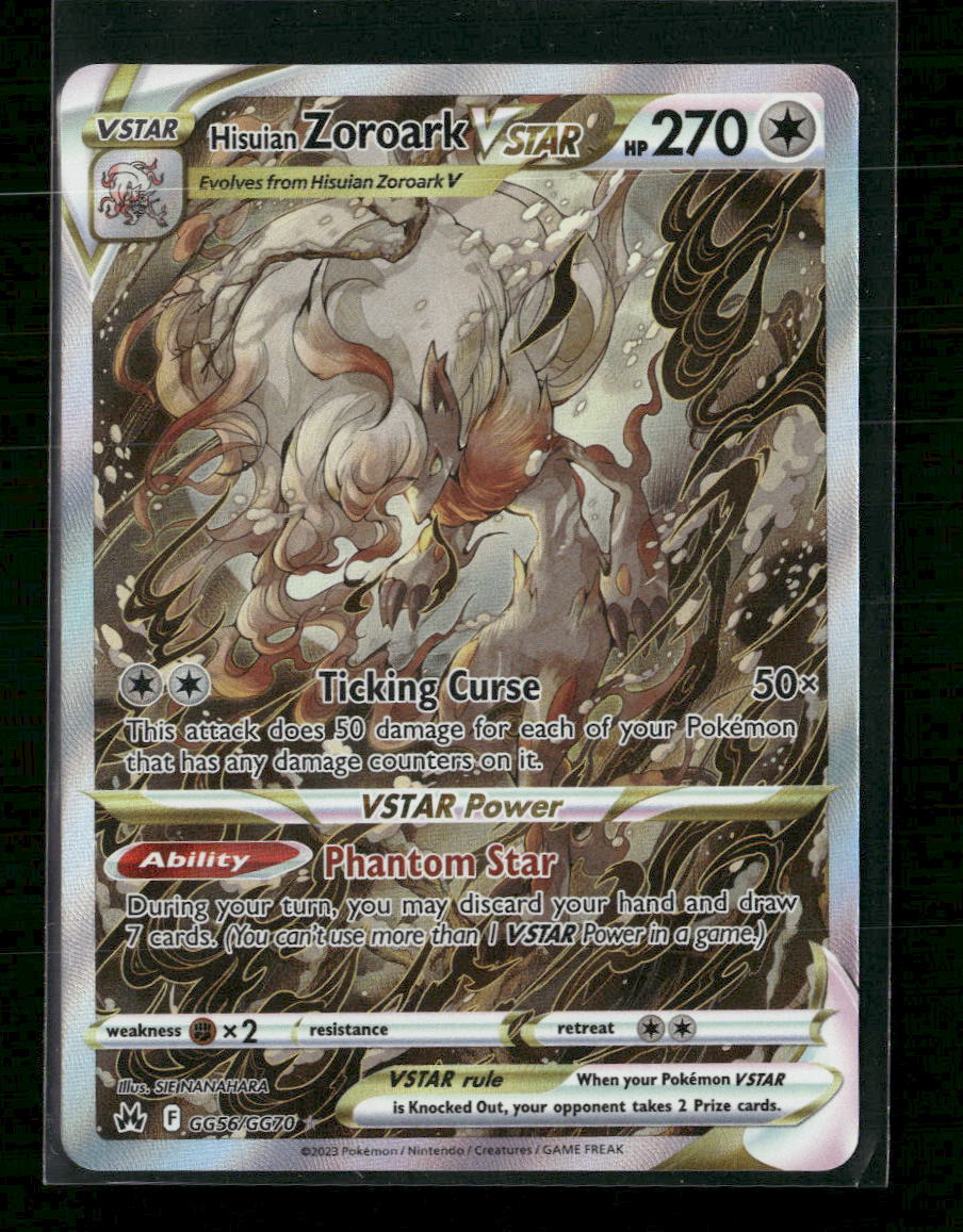 Crown Zenith: Galarian Gallery Hisuian Zoroark VSTAR #GG56/GG70