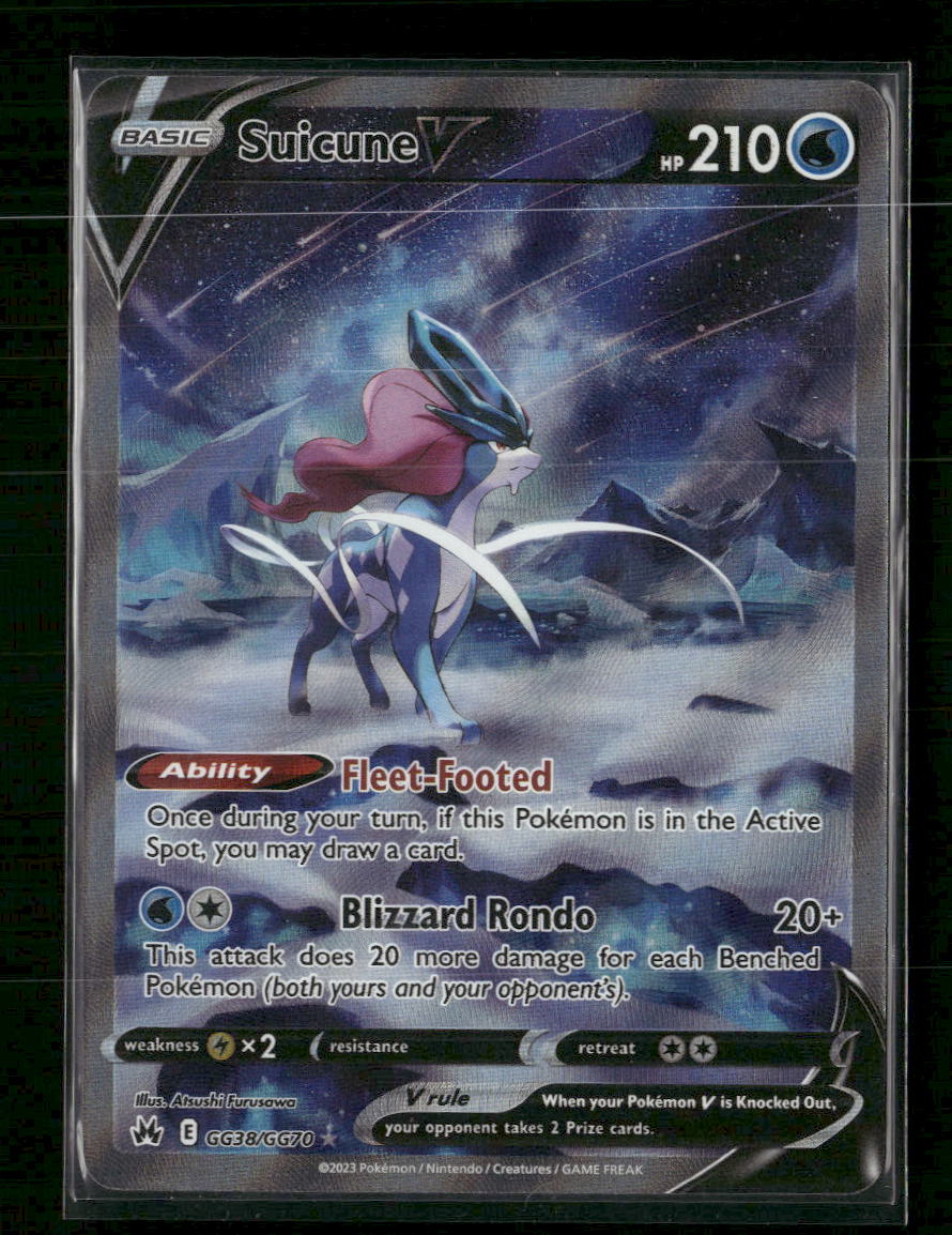 Crown Zenith: Galarian Gallery Suicune V #GG38/GG70