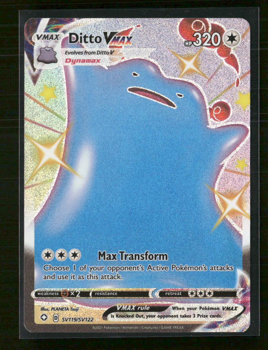 Shining Fates: Shiny Vault Ditto VMAX #SV119/SV122