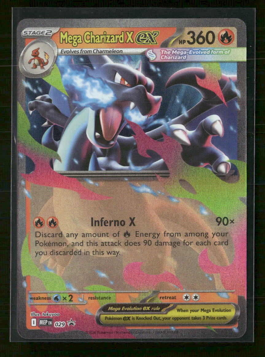ME: Mega Evolution Promo Mega Charizard X ex #029