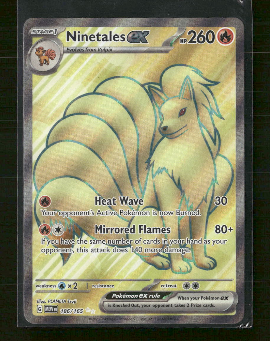 SV: Scarlet & Violet 151 Ninetales ex #186/165