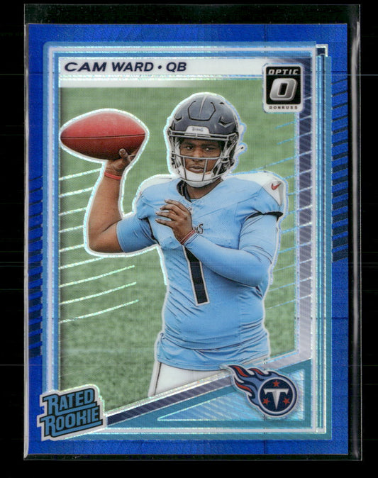 2025 Donruss Optic Blue Hyper Cam Ward Rookie #293