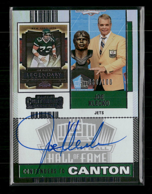 2024 Panini Contenders Contenders to Canton Joe Klecko Auto /100 #CTC-JKO