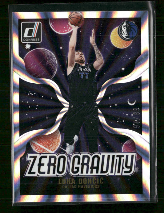 2024-25 Donruss Crunch Time Holo Laser Luka Doncic #/99 #8