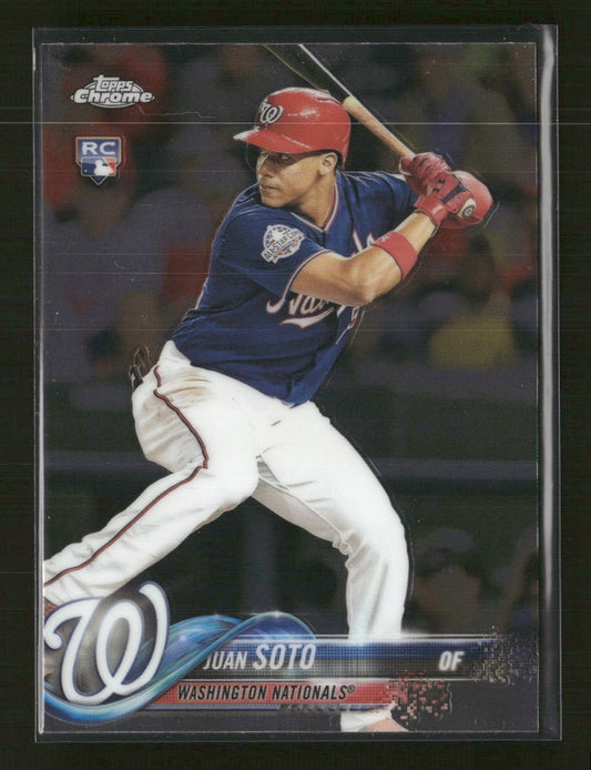 2018 Topps Chrome Update Juan Soto Rookie #HMT55