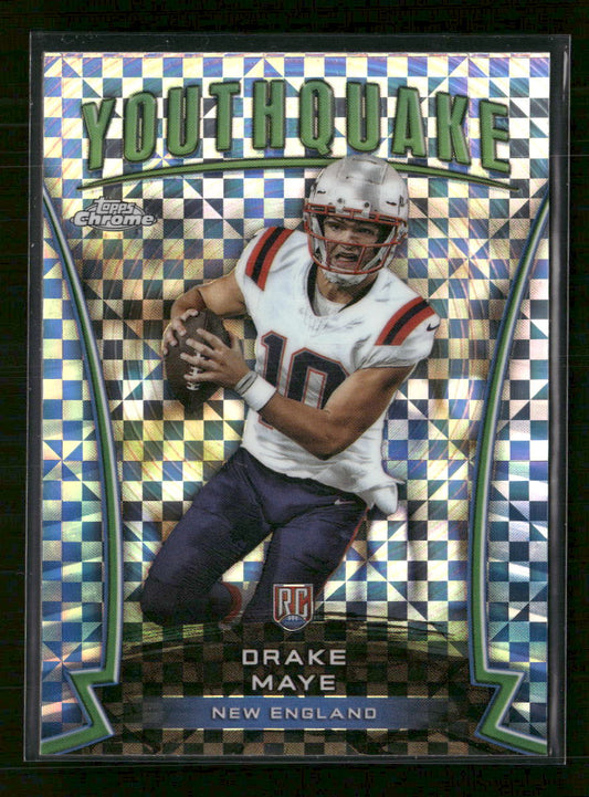 2024 Topps Chrome Youthquake X-Fractor Drake Maye #Y-2