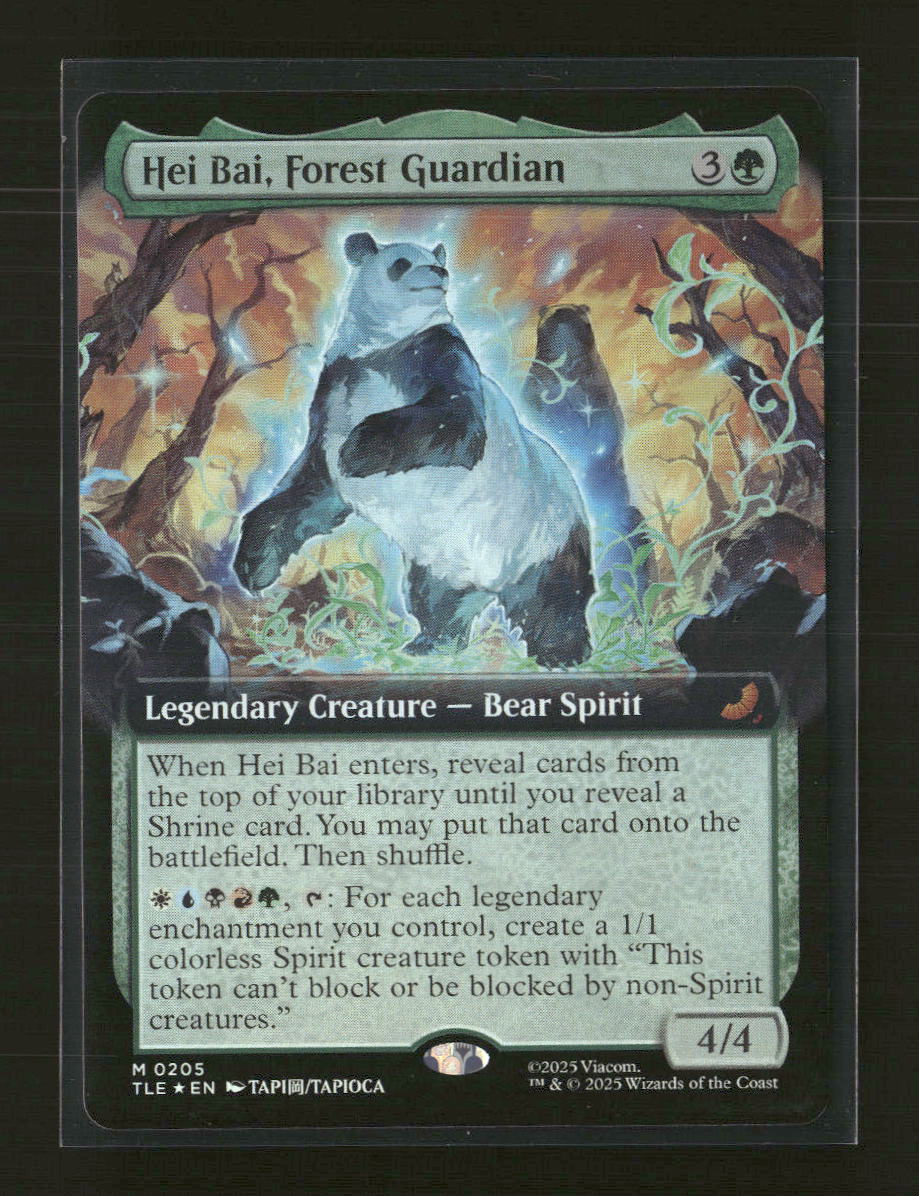 Avatar TLE: Hei Bai, Forest Guardian (Extended Art)