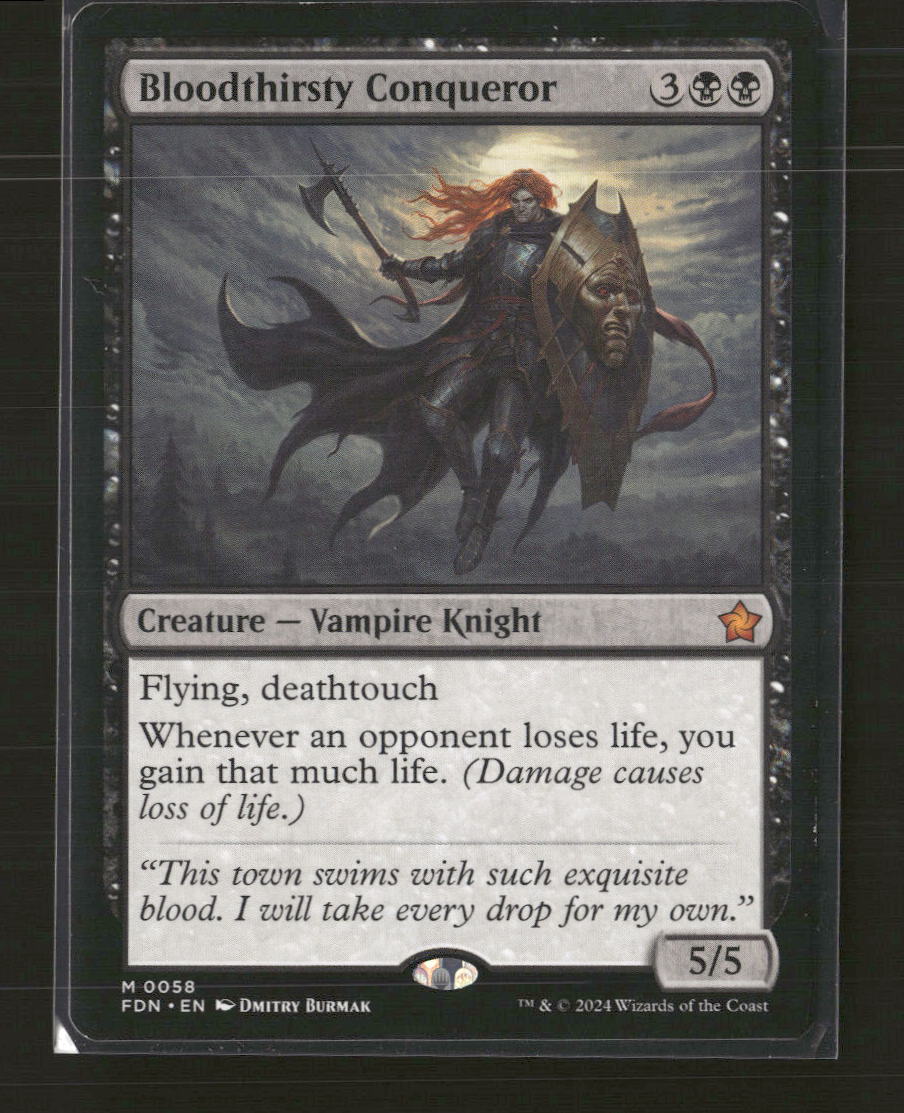 Foundations Bloodthirsty Conqueror #58