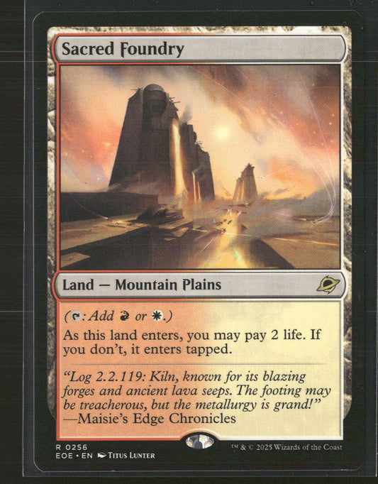 Edge of Eternities Sacred Foundry #256