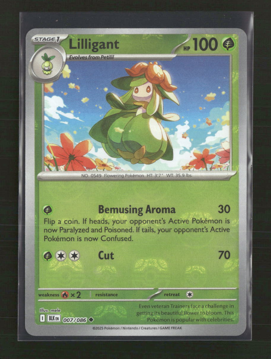 SV: Black Bolt Lilligant (Master Ball Pattern) #007/086