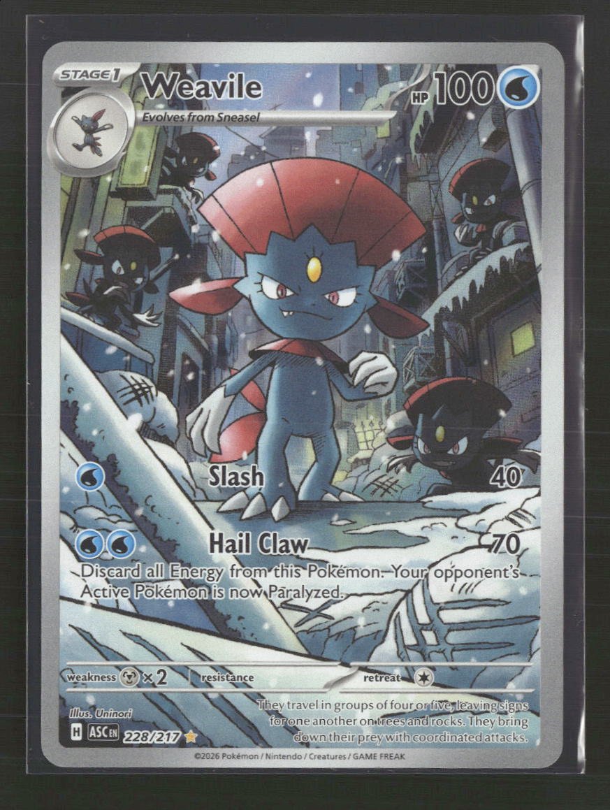 ME: Ascended Heroes Weavile #228/217
