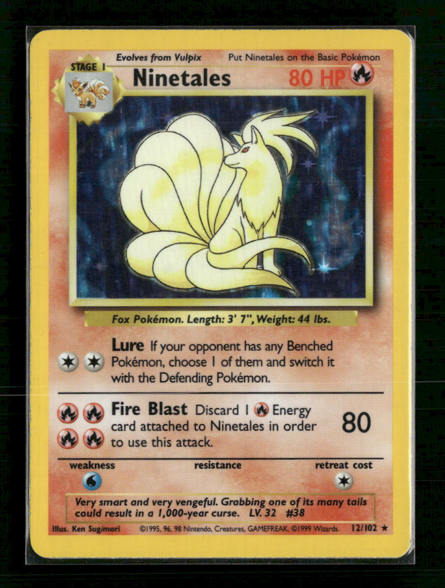 Base Set Ninetales #012/102