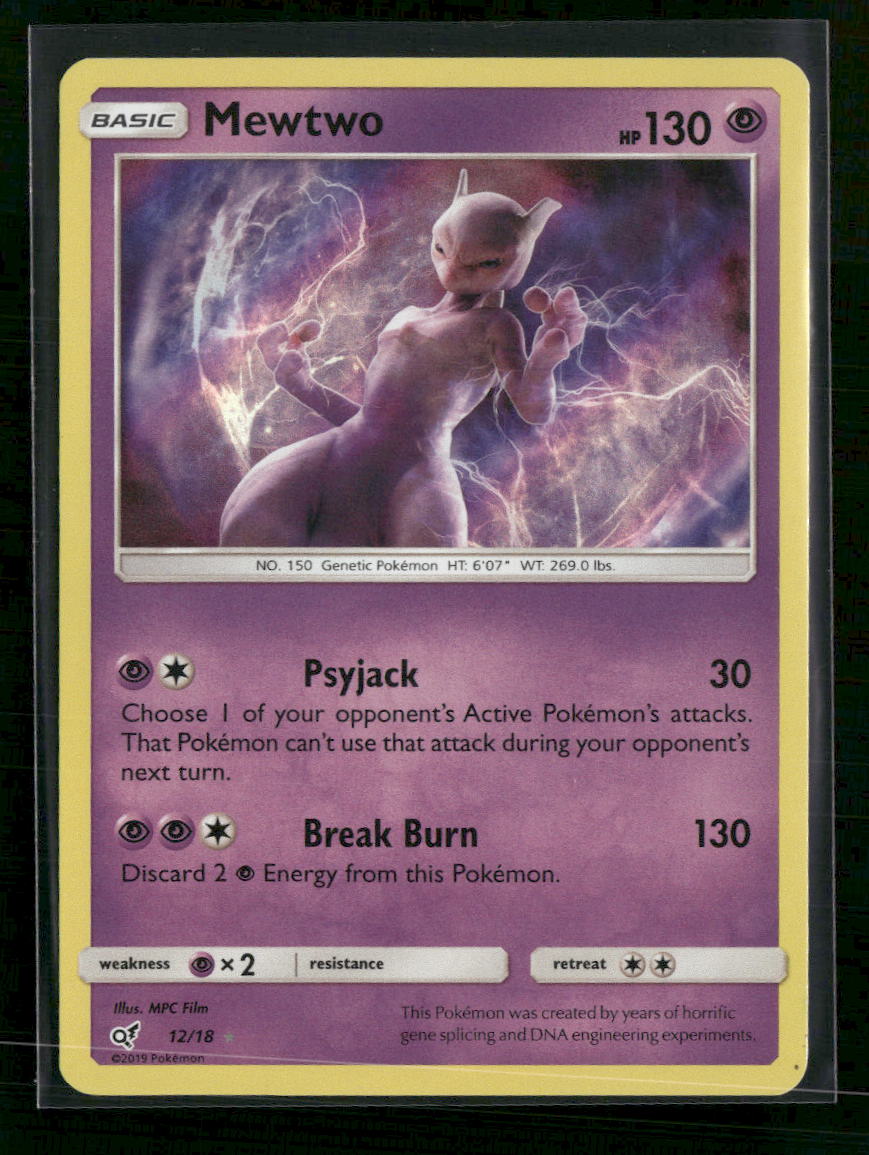 Detective Pikachu Mewtwo #12/18
