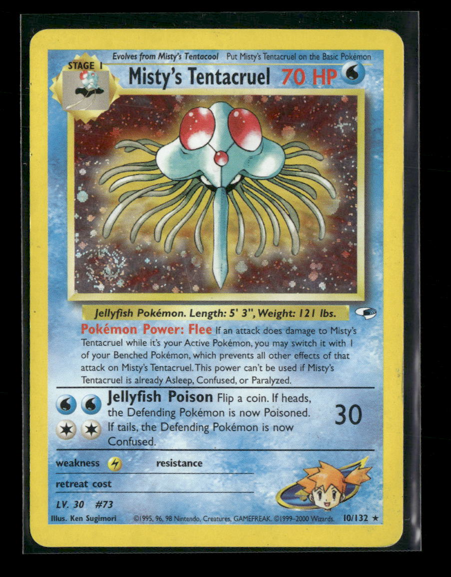 Gym Heroes Misty's Tentacruel Unlimited #010/132 *Damaged*