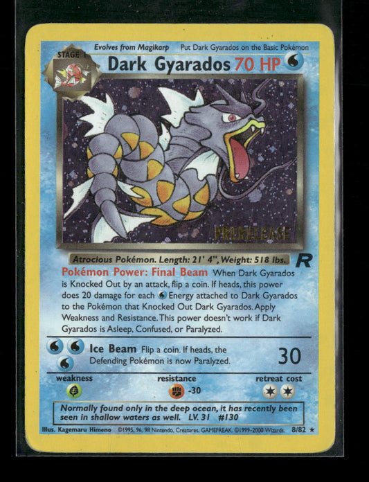 WoTC Promo Dark Gyarados (Prerelease) #08/82