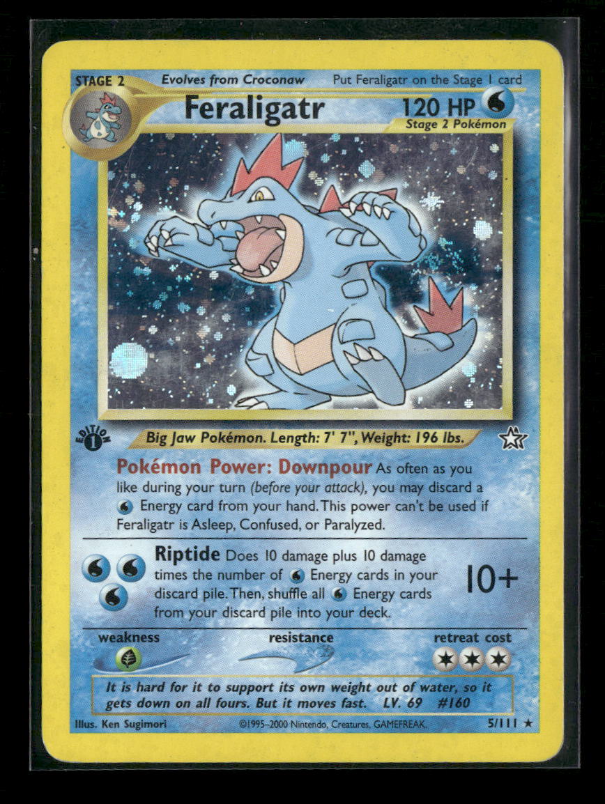 Neo Genesis Feraligatr (5) 1st Edition #005/111