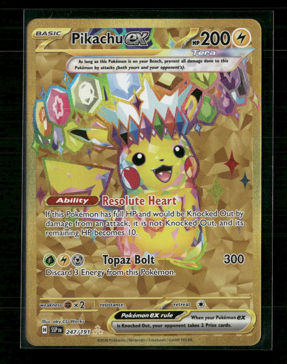 SV08: Surging Sparks Pikachu ex #247/191