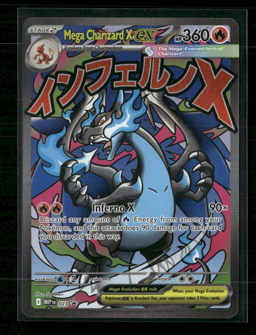 ME: Mega Evolution Promo Mega Charizard X ex #023