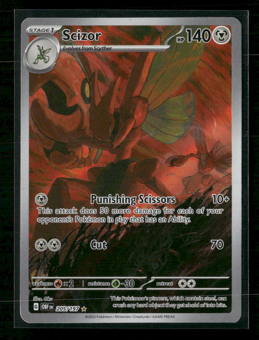 SV03: Obsidian Flames Scizor #205/197