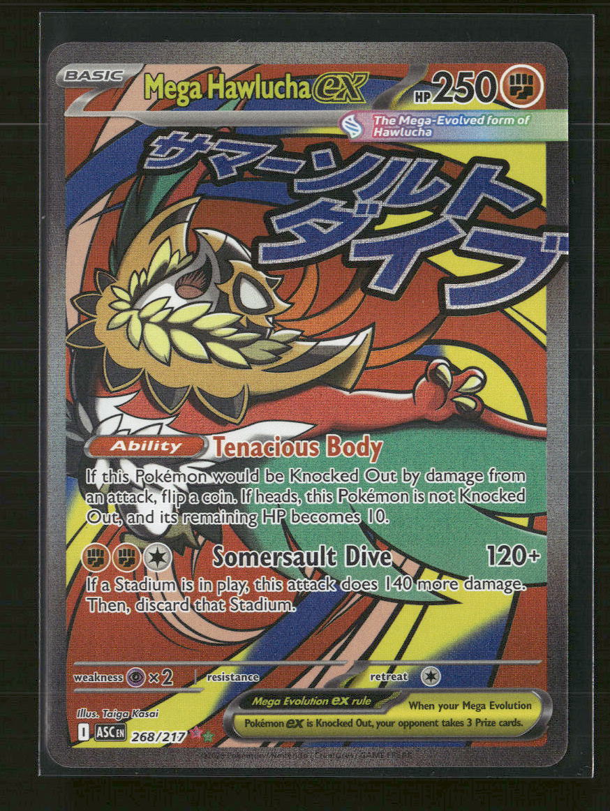 ME: Ascended Heroes Mega Hawlucha ex #268/217
