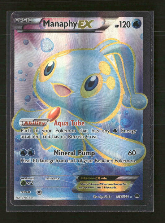 XY - BREAKpoint Manaphy EX (Full Art) #116/122
