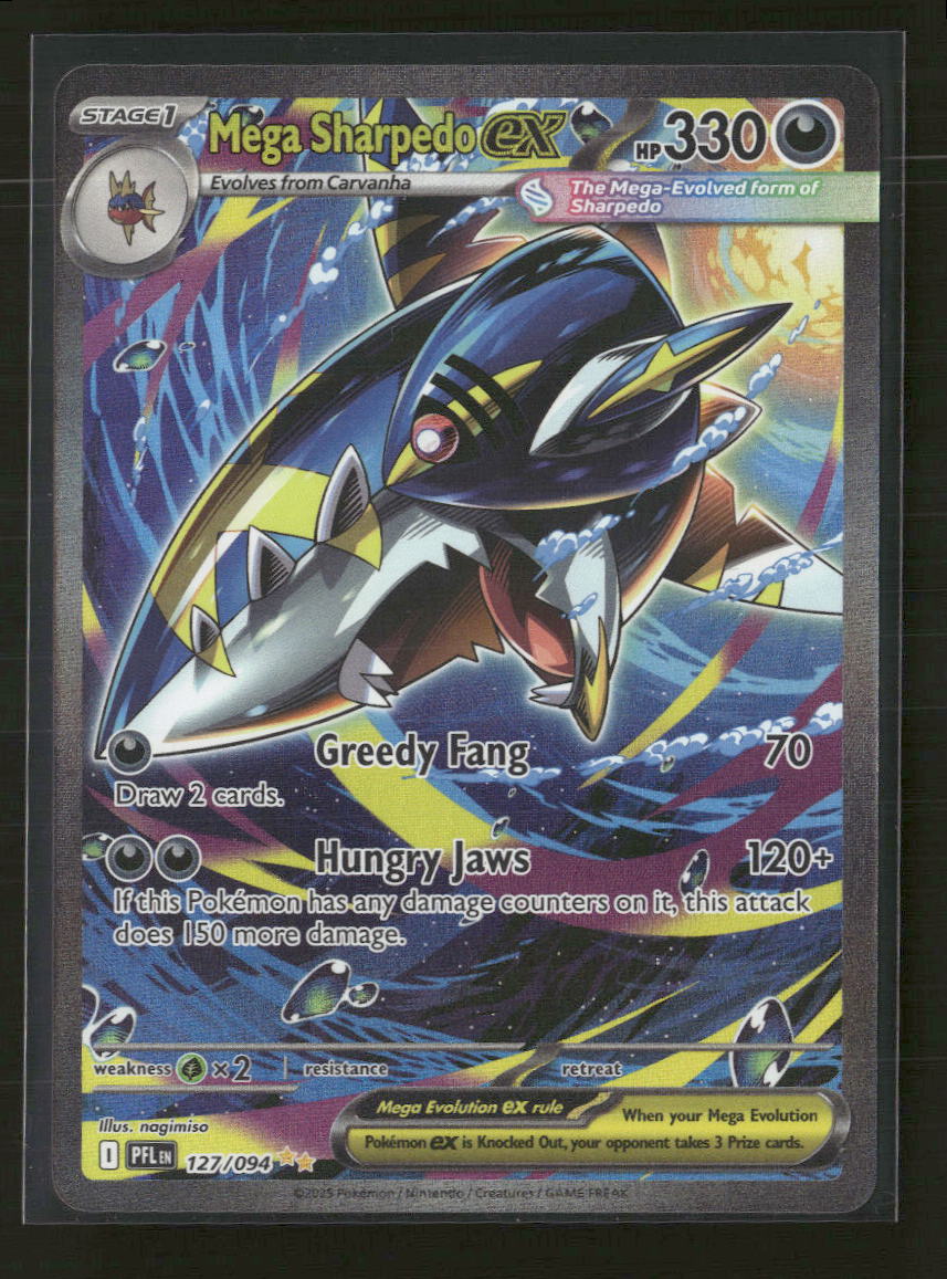 ME02: Phantasmal Flames Mega Sharpedo ex #127/094