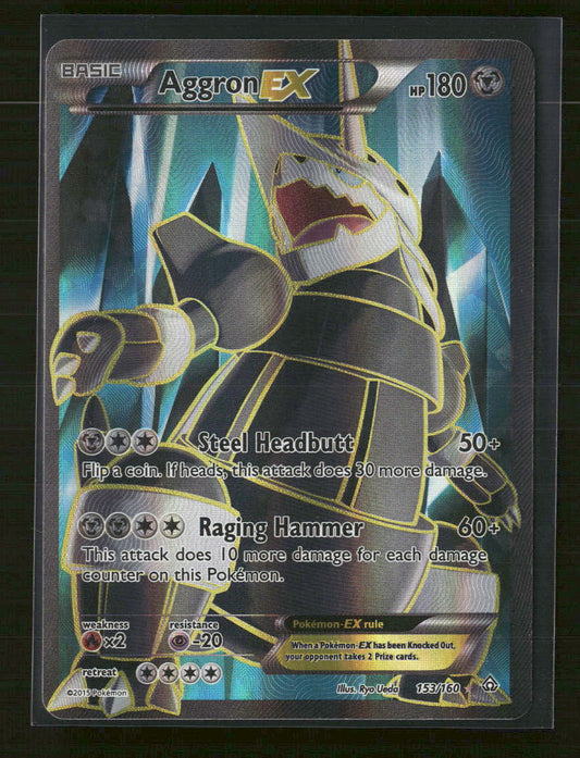 XY - Primal Clash Aggron EX (153 Full Art) #153/160