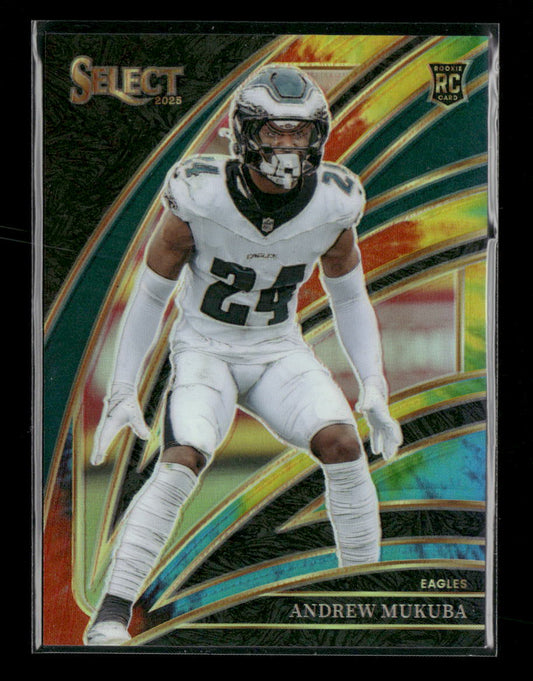2025 Panini Select Tie-Dye Prizm Andrew Mukuba #/25 #291