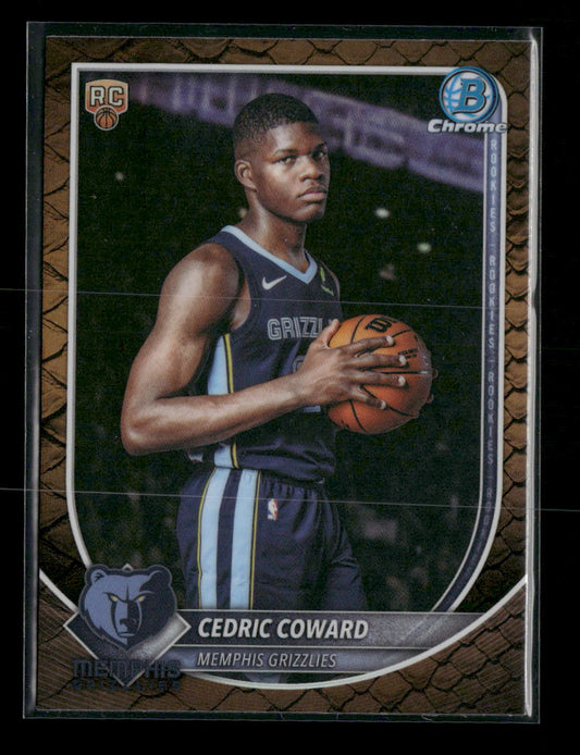 2025-26 Bowman Chrome Reptilian Refractor Cedric Coward #BCV-11