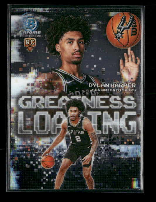 2025-26 Bowman Greatness Loading Dylan Harper #GL-2