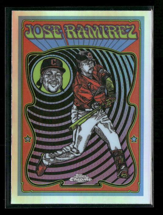 2025 Topps Chrome Ultra Violet All-Stars José Ramírez #UV-9
