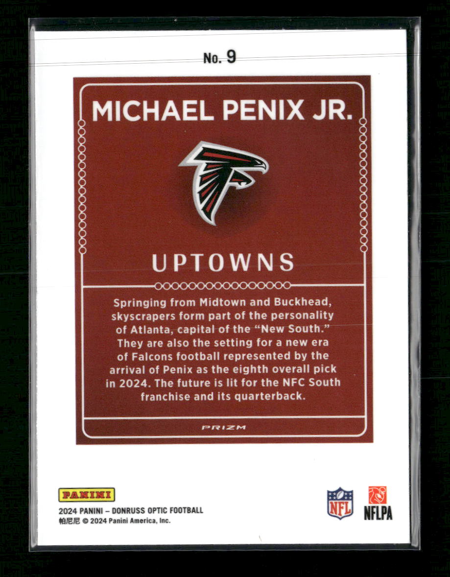 2024 Donruss Optic Uptowns Michael Penix Jr. #9
