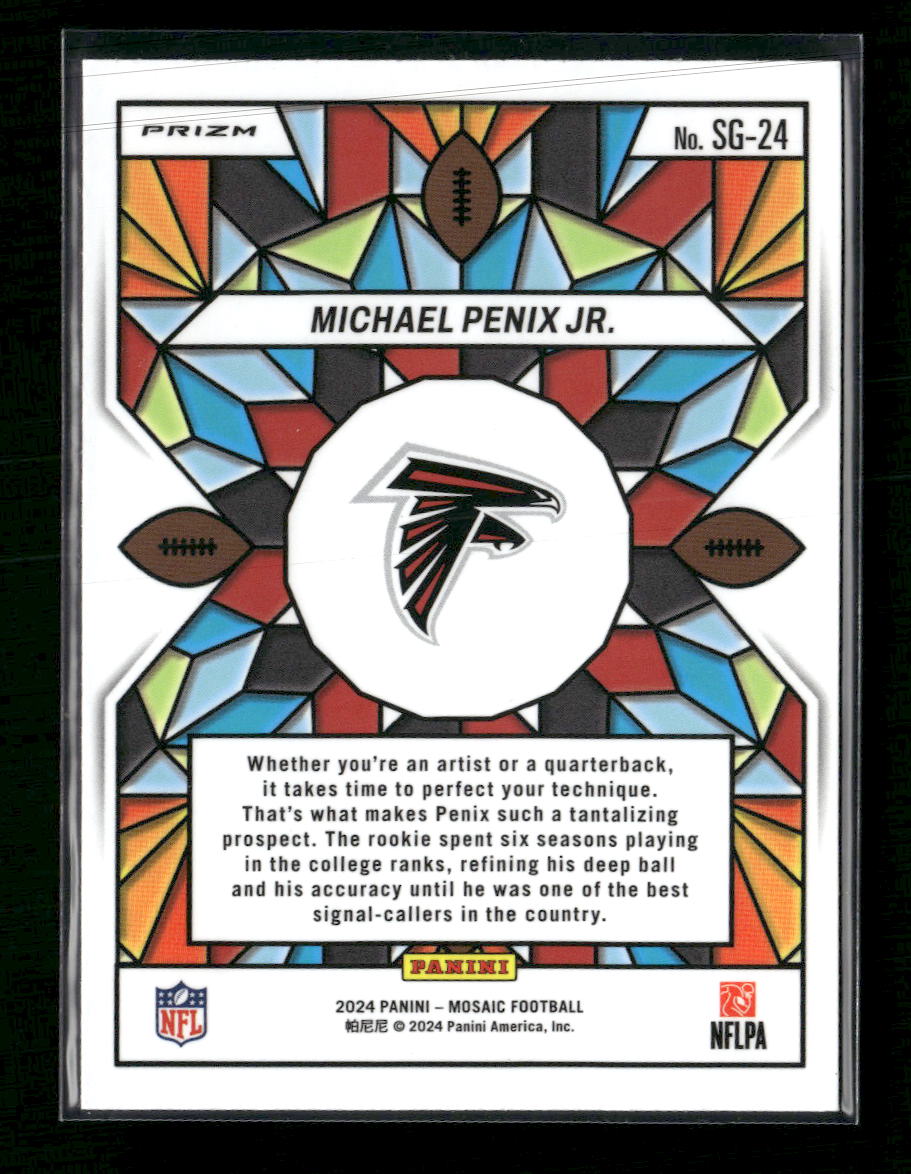 2024 Panini Mosaic Stained Glass Michael Penix Jr. #SG-24