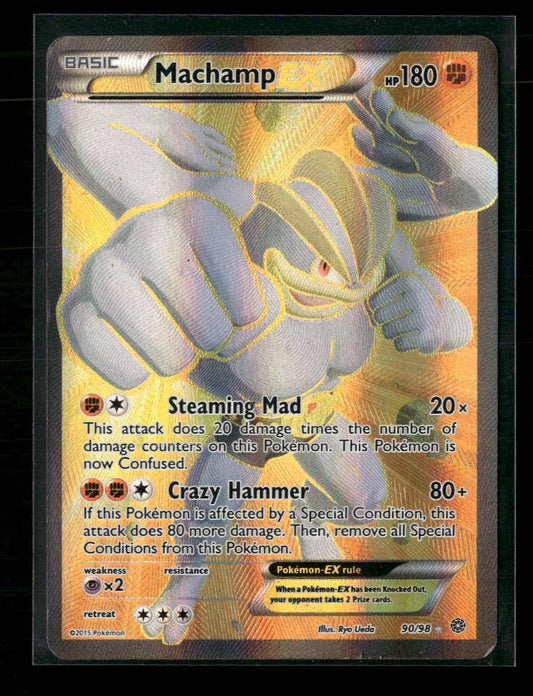 XY - Ancient Origins Machamp EX (90 Full Art) #90/98