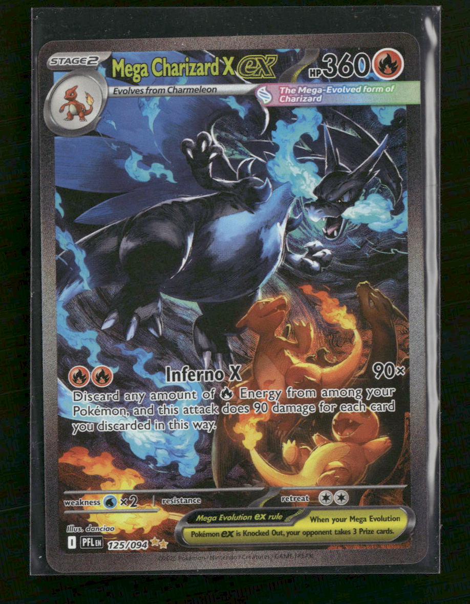 ME02: Phantasmal Flames Mega Charizard X ex #125/094