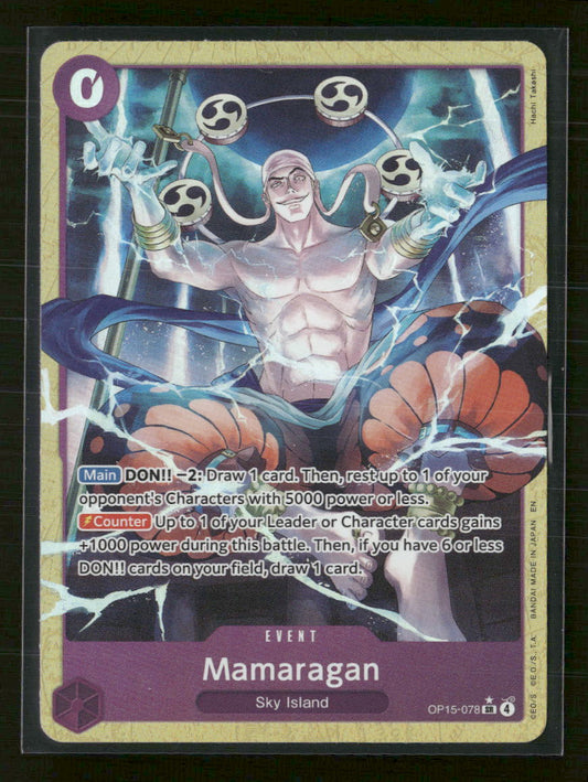 Adventure on Kami's Island Mamaragan (Alternate Art) #OP15-078