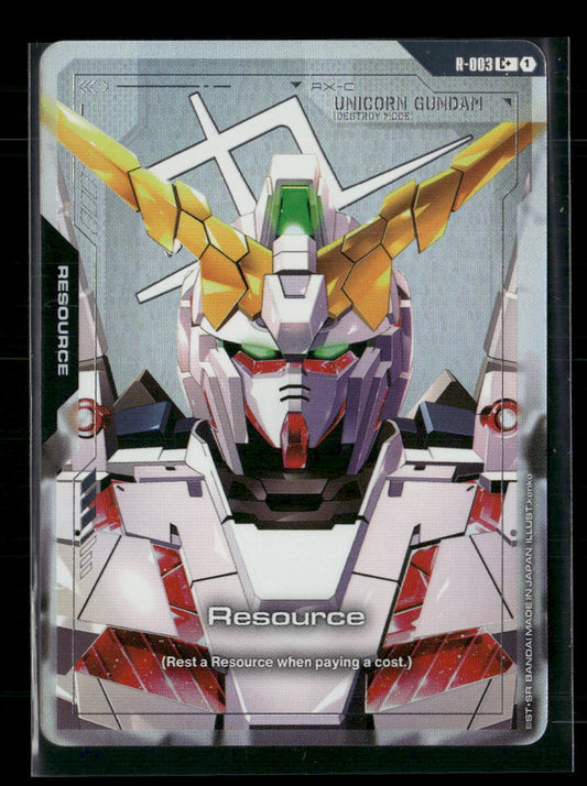Resource (R-003) (C+) - Newtype Rising (GD01)