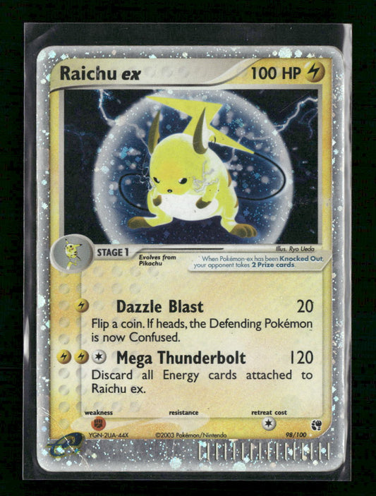 Sandstorm Raichu ex #98/100 *Damaged*