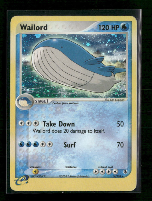 Ruby and Sapphire Wailord #14/109