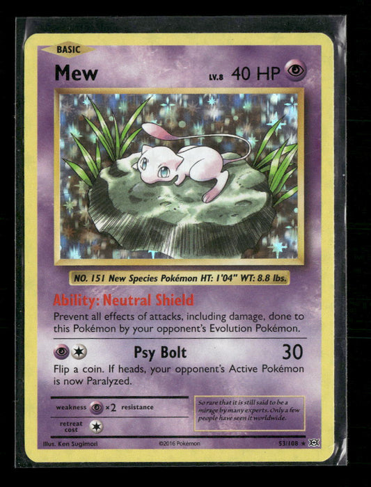 XY - Evolutions Mew #53/108