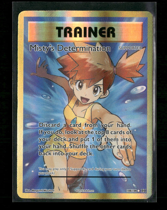 XY - Evolutions Misty's Determination (Full Art) #108/108