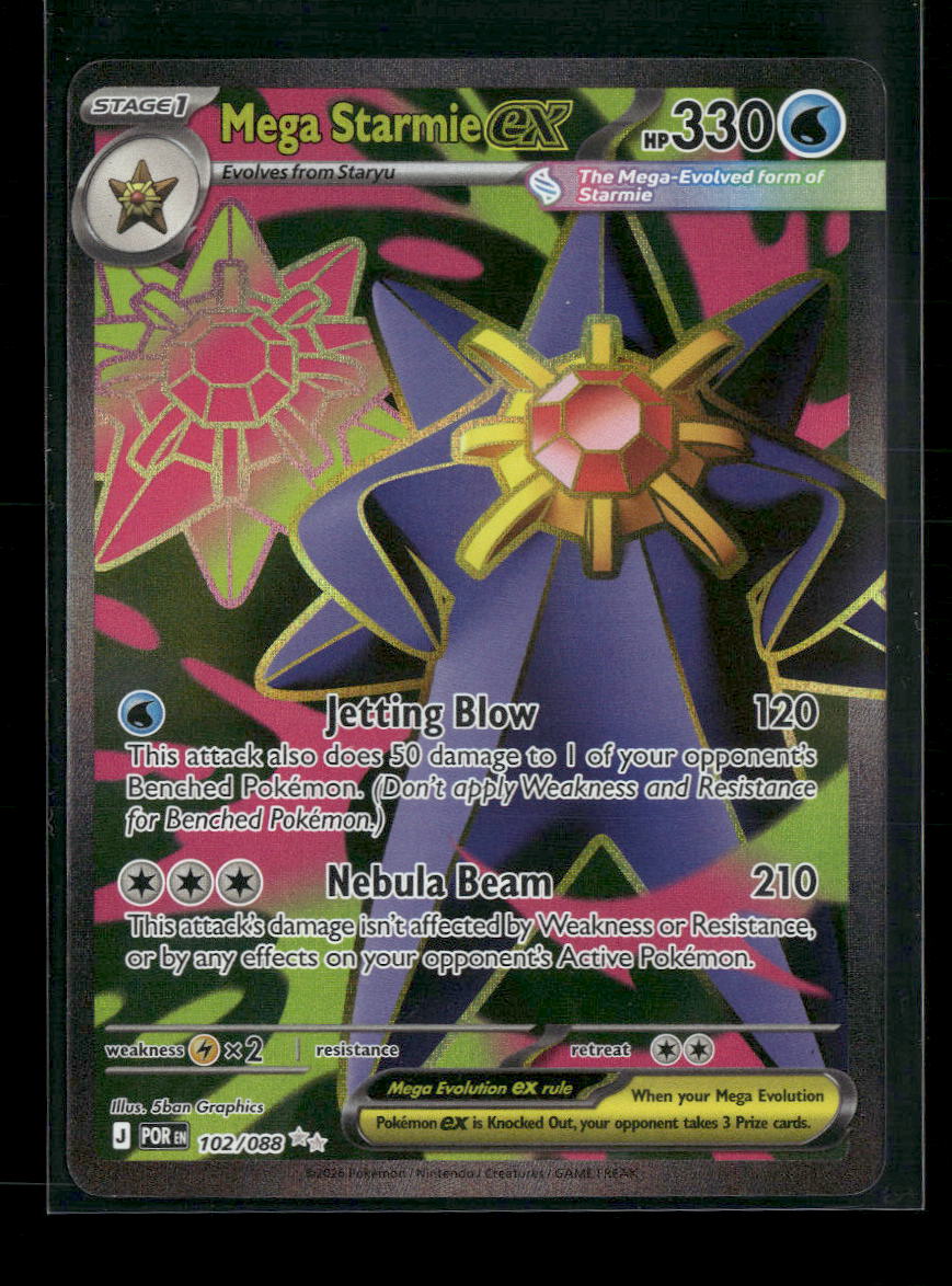 ME03: Perfect Order Mega Starmie ex #102/088