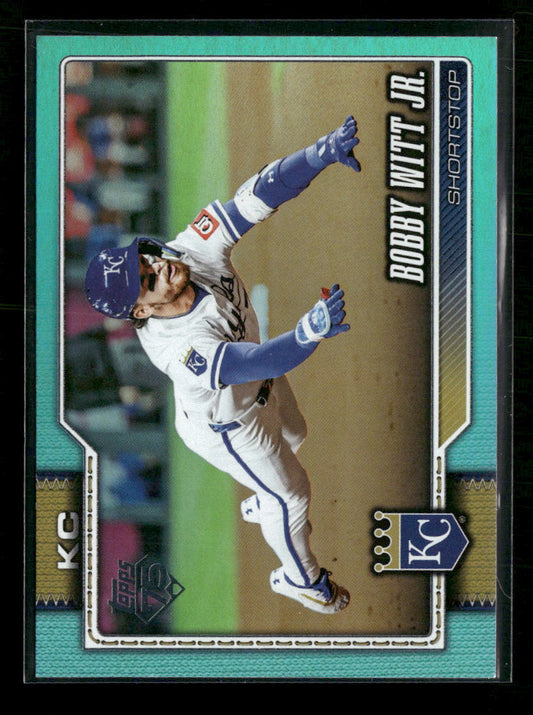2026 Topps Aqua Rainbow Foil Bobby Witt Jr. #205