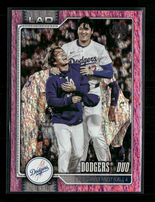 2026 Topps Pink Holo Foil Dodgers Duo #265