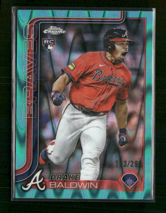 2025 Topps Chrome Update Teal Refractors Drake Baldwin Rookie #/299 #USC96